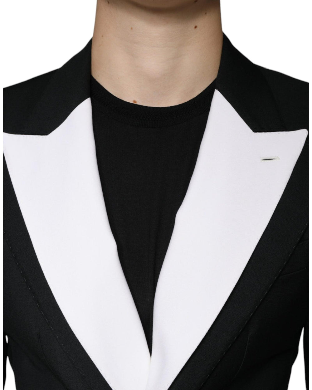 Gabbana Single Breasted Dolce Slim Fit Blazer in Virgin Wool