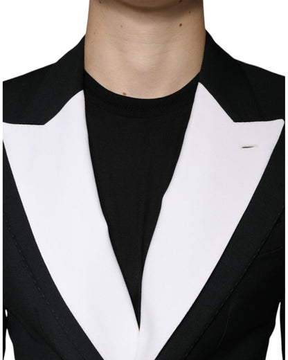 Gabbana Single Breasted Dolce Slim Fit Blazer in Virgin Wool