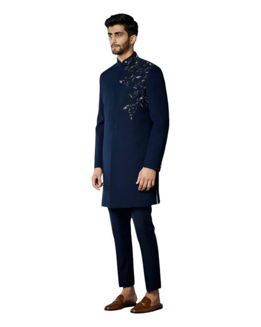 Stylish Men Sherwani,Ethnic Wedding Sherwani,Groom Wear Sherwani