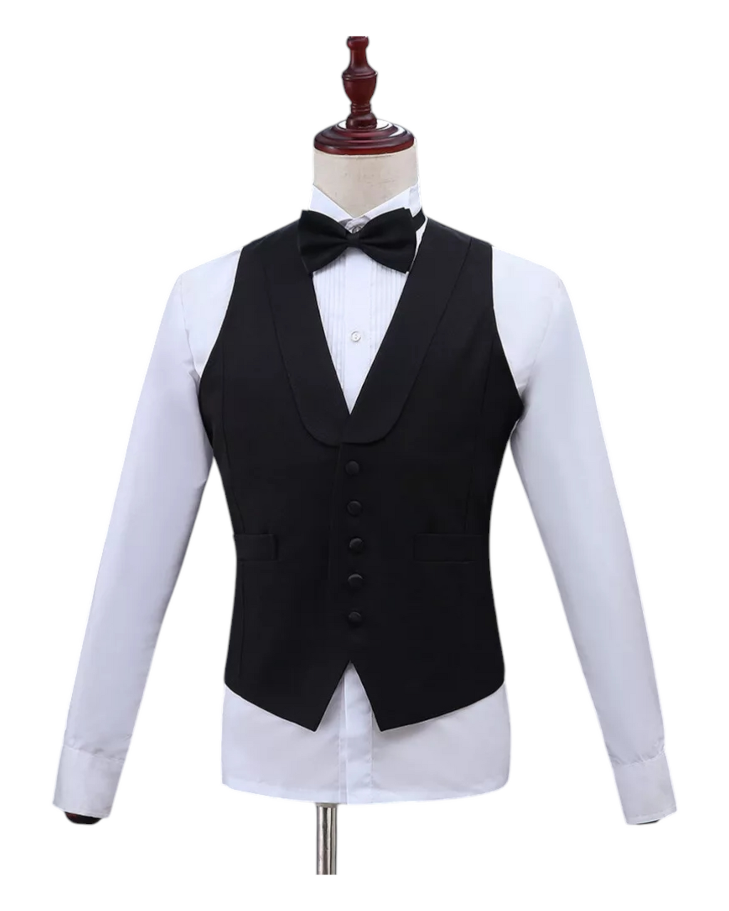 Men's Stone Black & White Diamond Tuxedo