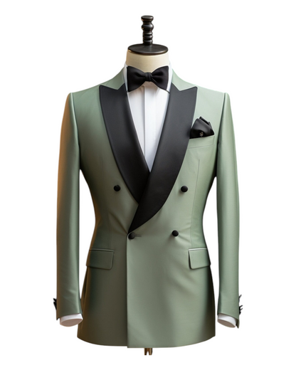 Men  Tuxedo Suit | Double Breasted Black laple Tuxedo Suit , Wedding & Formalwear