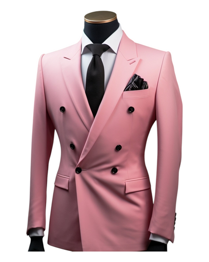 Men's Formal Suit ,  Double Breasted Suit for Men , Wedding & Party Wear