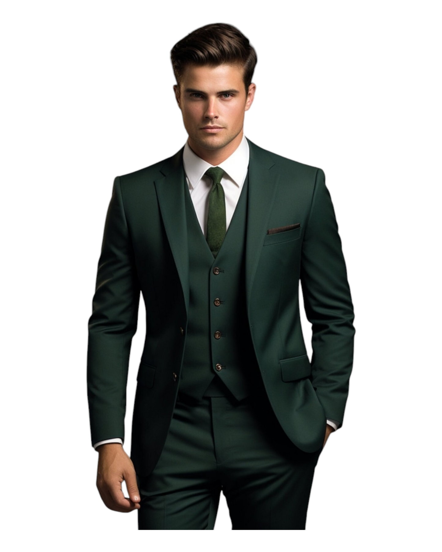 3 Piece  Suit for Men - Perfect for Weddings and Business, Stylish and Versatile