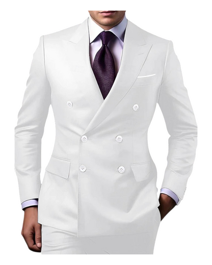 Men's Double Breasted Suit for Men -Tailored Suit