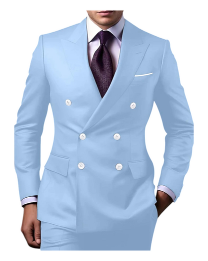 Men's Double Breasted Suit for Men -Tailored Suit