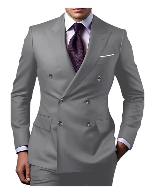 Men's Double Breasted Suit for Men -Tailored Suit