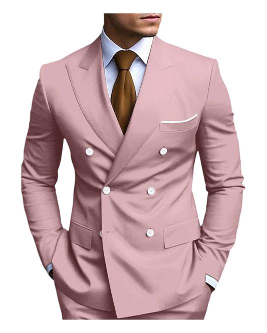 Dapper Dusty Rose Two-Piece Suit for Men , Formal Suit