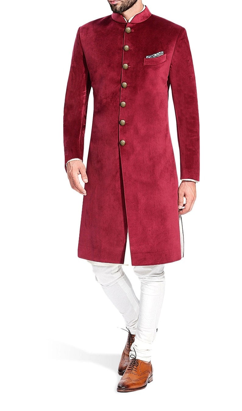 Men Velvet jodhpuri ,indowestern for men.indian dress solid colour velvet sherwani indowestern,sherwani men wedding Suit